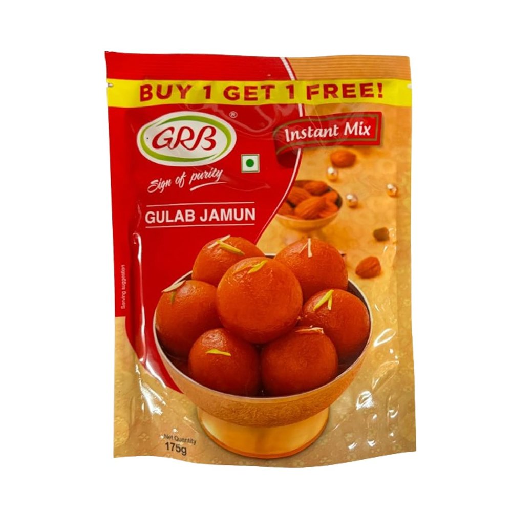 GRB Gulab Jamun Mix 175G Sign Of Purity, Instant Gulab Jamun Mix Product Of India Buy 1 Get 1