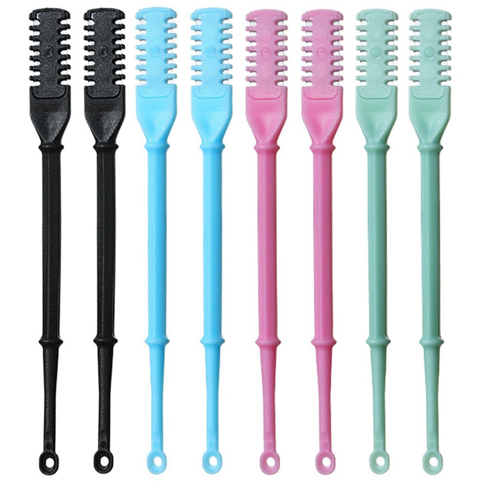 8-in-1 Nose & Ear Hair Remover - 360 Rotating Portable Manual Trimmer with Nose Hair Knife for Women & Men