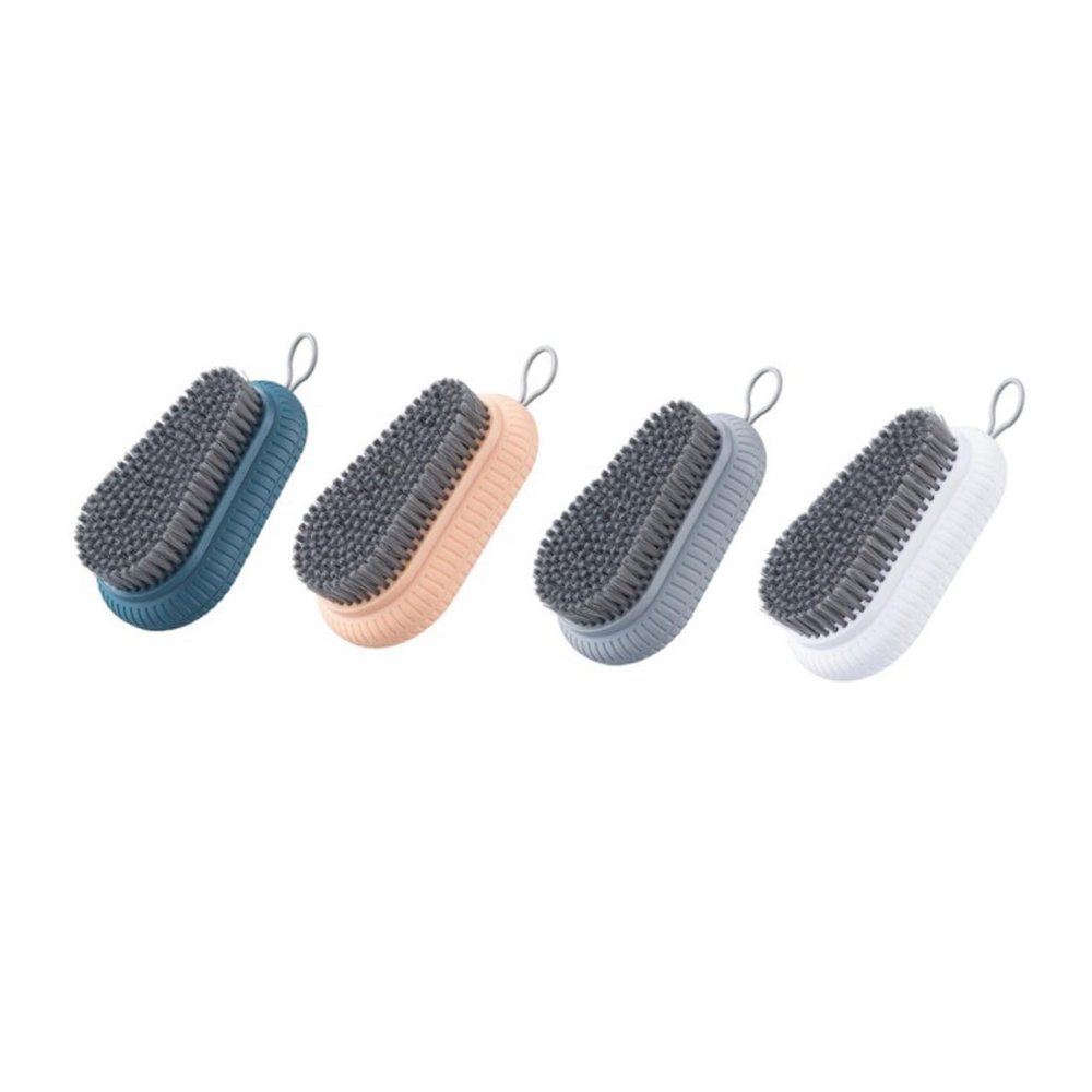 Didiseaon 4pcs Nubuck Brush Cleaning Tool Household Laundry Scrub Brush Random Color
