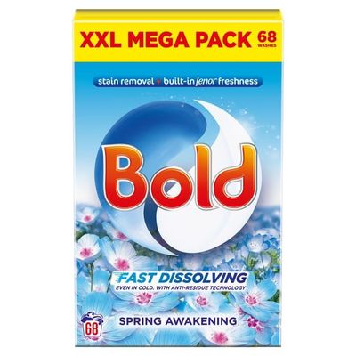 Bold 2in1 Washing Powder Spring Awakening 68 Washes 4 kg Mega Pack Laundry Powder