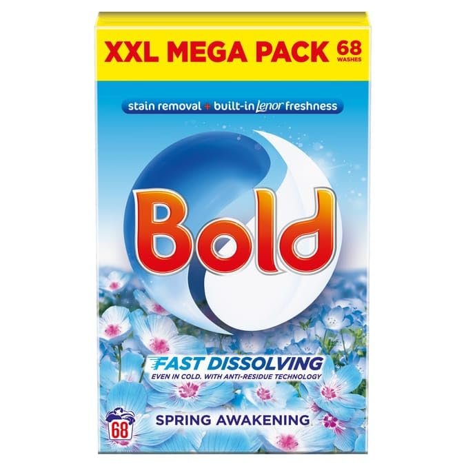 Bold 2in1 Washing Powder Spring Awakening 68 Washes 4 kg Mega Pack Laundry Powder