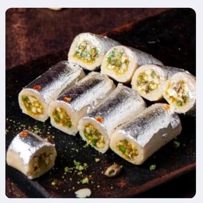 Festival Special Premium (Kaju Roll 250g) Delicious Indian Traditional Sweets To Sweeten Up Your Celebration Best Gift For All Occasions Rakhi,Marriage,Diwali,Holi