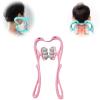 6 Wheel Pressure Point Neck Massager,Neck Handheld Massager with 6 Balls Massage Point,Neck and Shoulder Hand Massager with 6 Ball Massage Points view 1