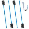 4pcs Flexible Drain Brushes, 16 inch Nylon Flexible Tube Brushes with Soft Brush Head for Condensate Traps Dirt Clean view 1