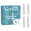 Venus Dermaplaning Blades for Face, Womens Face Razor Blades Refills x 4 for Facial Hair & Skin, Exfoliating Blades for Dermaplaning Tool view 1