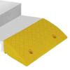 IMUNKT 2 3 4 5 6 Inch Rise Curb Ramp, Wheelchair Threshold Ramp, Rubber Kerb Ramps, Non-Slip Ramp For Driveway, Sidewalk, Car, Scooter, Supermarkets Entrance, Garage(Yellow,50x27x11cm) view 2