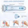 AOGOE Lady Shavers for Women 2-in-1, Waterproof Bikini Trimmer Woman, Nose Trimmer Rechargeable, Pubic Hair Trimmer for Women Wet and Dry, Painless Electric Foil Shaver for Face Underarm Legs Body view 2