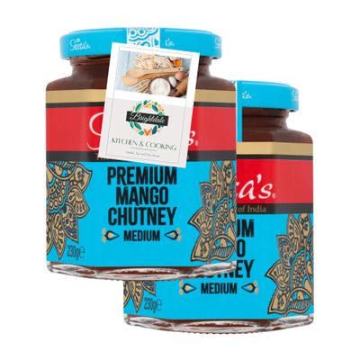 Mango Chutney Bundle Geeta's Mango Chutney 230g 2 Pack + Brightdale Kitchen Booklet