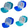 MAGICLULU 2pcs Portable Denture Case Small Denture Storage Box for Home Travel Retainer Case Storage Box for Teeth Care Random Color view 4