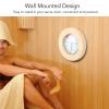 Sauna Thermometer, Digital Sauna Thermometer Hygrometer Gauge Sauna Hygrothermograph 2 in 1 Wall Mounted Real Time Monitoring Sauna Room Thermometer and Hygrometer view 2