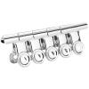 5Pcs Nail Extension Clips,Stainless Curve C Nail Curvature Pinching Clips,Multi-functional Nail Art Accessories Metal Finger Nail Extension Tools for Nail Salon Home Kitchen Office