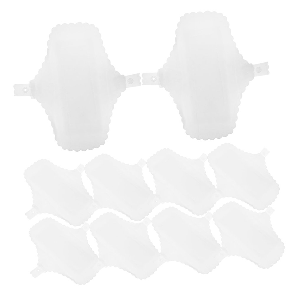 Anneome Reusable Menstrual Pads 10Pcs Waterproof Cotton Cloth Sanitary Napkins Breathable Washable for Daily Use Travel Exercise Women