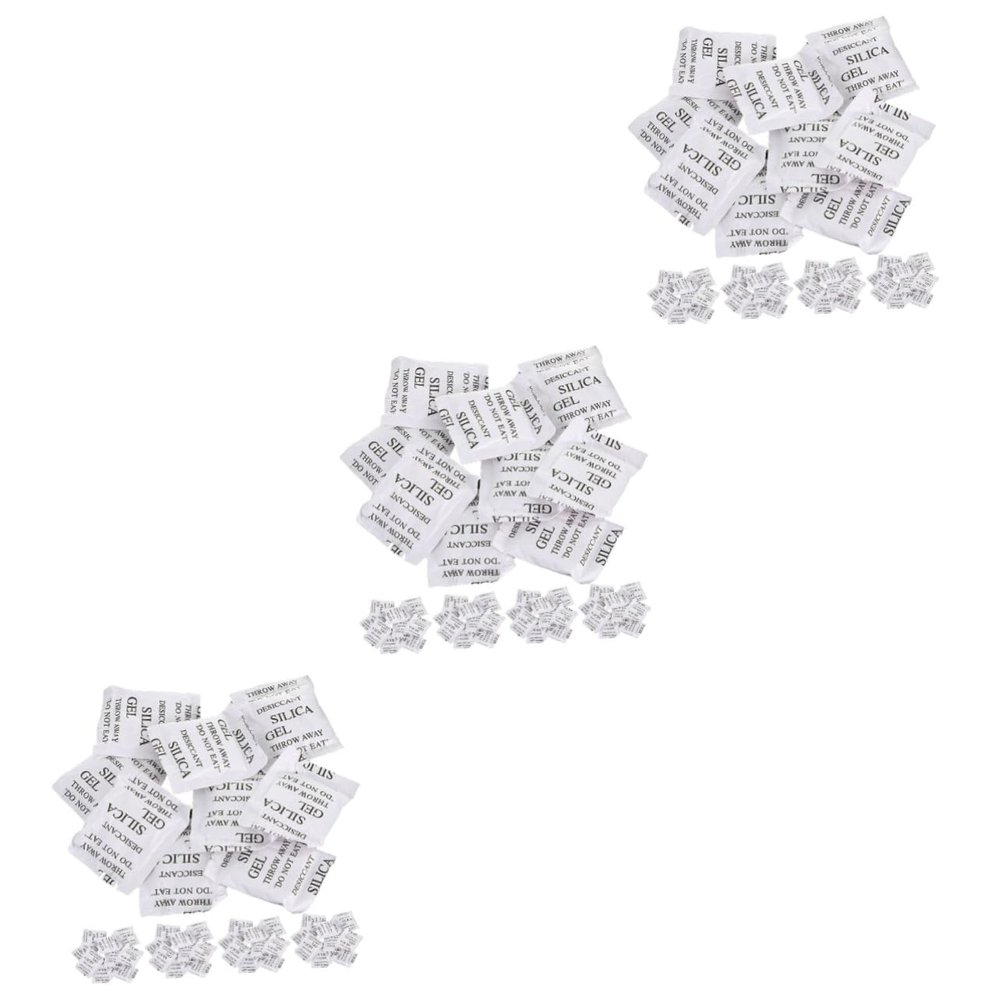 iplusmile 300pcs Silica Gel Absorbent Packs Desiccant Bags for Car Storage Drying Packets Moisture Absorber Sachets
