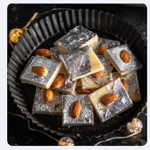 Festival Special Premium (Almond Barfi 500g) Delicious Indian Traditional Sweets To Sweeten Up Your Celebration Best Gift For All Occasions Rakhi,Marriage,Diwali,Holi