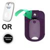 Fitted Leather Case W/Screen Protector & Pocket (Lanyard Included) for Freestyle Libre 3 Libre 2 (Purple) view 2