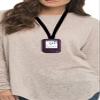 Fitted Leather Case W/Screen Protector & Pocket (Lanyard Included) for Freestyle Libre 3 Libre 2 (Purple) view 3