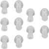 10 Pcs Ear Tips, Soft Silicone Earplug Domes for BTE, ITE and Pocket Ear Bud Replacements, Ear Care, Earplugs (Medium) view 1