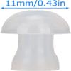 10 Pcs Ear Tips, Soft Silicone Earplug Domes for BTE, ITE and Pocket Ear Bud Replacements, Ear Care, Earplugs (Medium) view 2