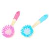 UTHCLO 3pcs Multi Functional Kitchen Cleaning Brushes with Plastic Handle for Bowl and Glass Effective for Hard-to-reach Areas Reduces Cleaning Time Random Color view 1