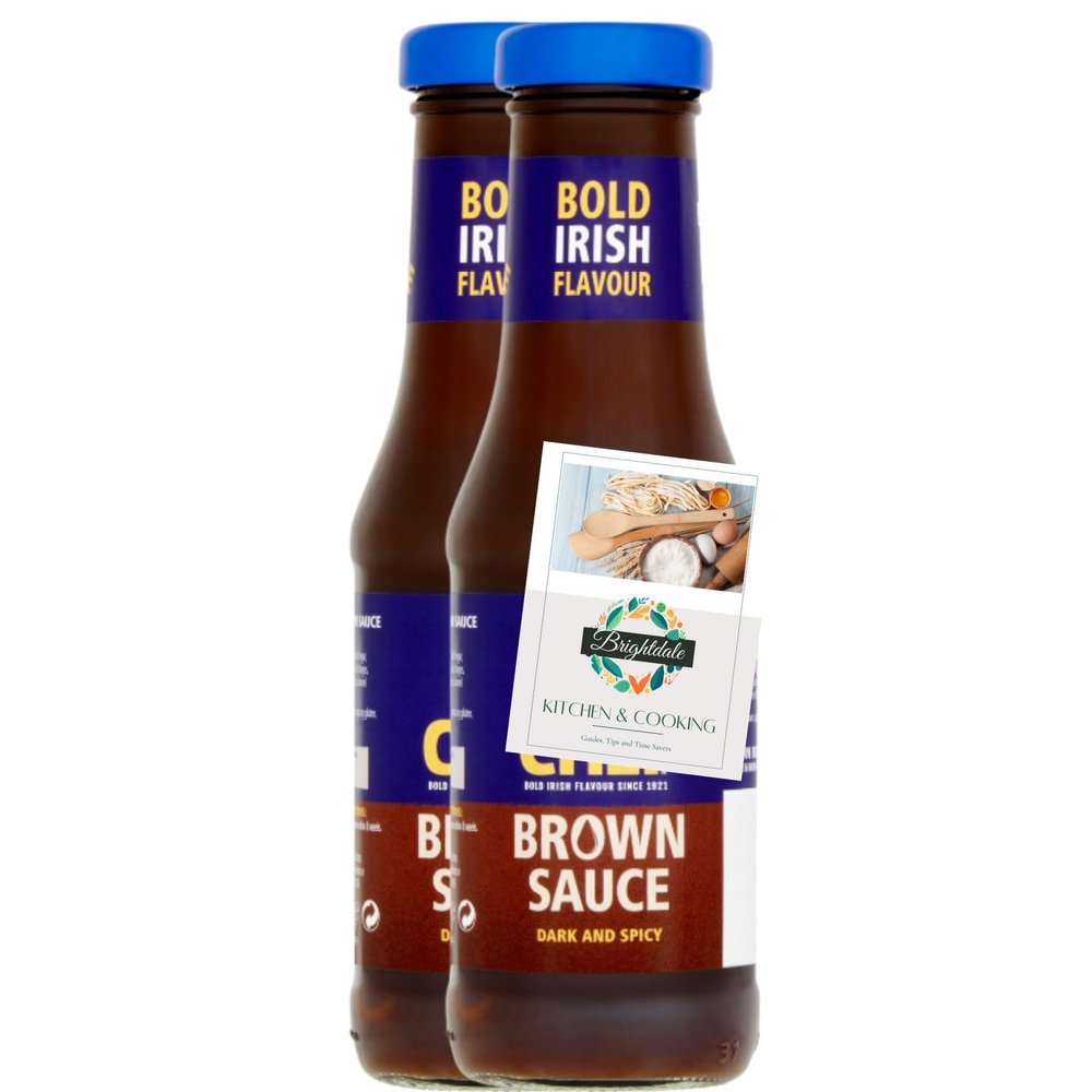 Brown Sauce from Ireland Bundle with Chef Brown Sauce 330g 2 Pack + Brightdale Kitchen Booklet