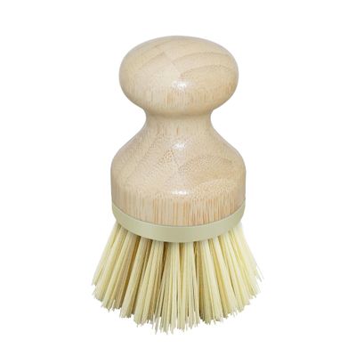 Oggi Dish, Bamboo, Khaki, Palm Brush