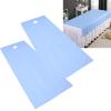 2 Pieces Spa Cover of Breathable Massage Table Oilproof Beauty Salon Bed Sheet (Blue) view 3