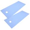 2 Pieces Spa Cover of Breathable Massage Table Oilproof Beauty Salon Bed Sheet (Blue) view 4