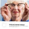 BCOATH 6packs Glasses Repair Thread Tool Eyeglass Repair Accessories for Eyewear Half-Frame Glasses view 3