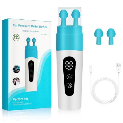 Eustachian Tube Unblocker,Ear Pressure Relief Device,Ear Popper Balanced Ear Pressure Improve Tinnitus Earache Ear Care for Airplane Travel Diving Swimming