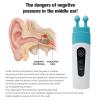 Eustachian Tube Unblocker,Ear Pressure Relief Device,Ear Popper Balanced Ear Pressure Improve Tinnitus Earache Ear Care for Airplane Travel Diving Swimming view 3