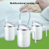 Tianeri Drinking Beaker Cup for Disabled Adults - Straw Sip Cups for Adults with Limited Mobility,Adult Sippy Cup with Handle for Maternity Drink Water view 3