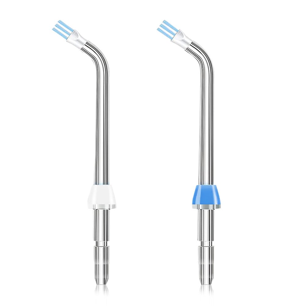 2 PC Plaque Seeker Replacement Tips for Waterpik Flosser,Plaque Remove Brisles Heads Compatible with Waterpik Water Flosser Oral Irrigator,Water Floss Replacement Plaque Brush Head Accessories