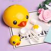 MYSUNBAR Contact Lens Case, Small Contact Lens Companion Box, Cute Care Box, Yellow Duck, multicoloured, Pocket organiser view 4