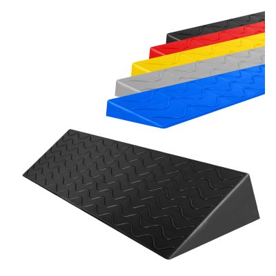 LBLFEBD Indoor Threshold Ramps For Doorways Curb Ramp Portable Wheelchair Ramp Step Mat 1-10cm Rise Channel 100CM/39.4" Non-Slip Threshold Wheelchair Ramp
