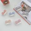 MYSUNBAR Pack of 4 Contact Lens Containers, Portable Contact Lenses Container Box Contact Lenses Accessories Travel Set, multicoloured, Pocket organiser view 3