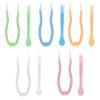 MYSUNBAR Colourful Contact Lens Remover and Inserter Tool Set, Portable Contact Tweezers, Soft Tip, Contact Applicator, Pack of 5, multicoloured, Pocket organiser view 1