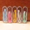 MYSUNBAR Colourful Contact Lens Remover and Inserter Tool Set, Portable Contact Tweezers, Soft Tip, Contact Applicator, Pack of 5, multicoloured, Pocket organiser view 2