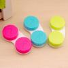 MYSUNBAR Pack of 4 Colourful Contact Lens Case, Contact Lens Container, Glasses Case, Portable, Leak-Proof Travel Contact Lens Case Set, multicoloured, Pocket organiser view 4