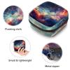 Period Bags for School, Sanitary Napkin Storage Purse, Zipper Menstrual Cup Pouch, Tampon Bags for Women Galaxy Universe Planet-1819 view 3