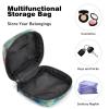 Period Bags for School, Sanitary Napkin Storage Purse, Zipper Menstrual Cup Pouch, Tampon Bags for Women Galaxy Universe Planet-1819 view 4