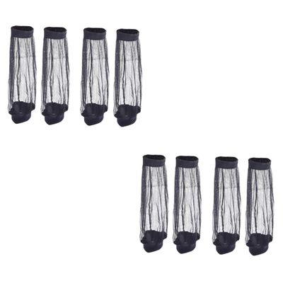 FRCOLOR 2sets Deet Foot Cover Pants Mesh Net Hiking Pants for Outdoor Adventures 2pairs*2