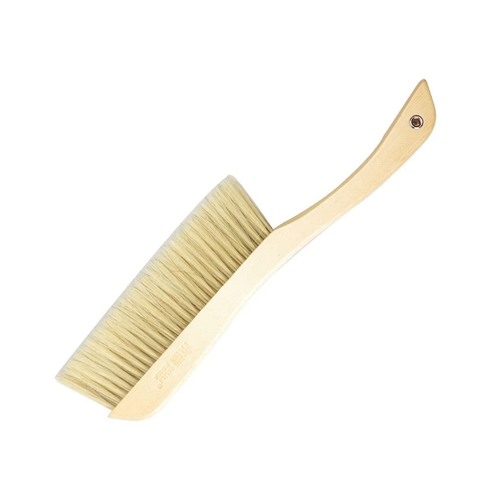 VALGRE precipitator Soft Dust Brush with Long Wooden Handle for Hotel Family Clothes Dust Hair Sofa Bed Sheets Bedspread Carpet Cleaning Reusable Cleaning Tools dust catcher