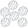 ACWOO 6pcs Shake Ball, Milkshake Protein Shaker Ball, Food Grade Wire Mixer Mixing Whisk Ball, 304 Stainless Steel Protein Mixer Mixing Ball for Protein Drinks, Wire Whisk view 1