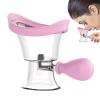 Tongdejing Eye Wash Cup, Eye Wash Cleaner Kit Eye Bath Cleaner Bottle Manual Air Pressure Eye Cleasing Cup Clean Dust Makeup Irritants for Eye Care Soothing Tired Eyes(Pink) view 1