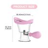 Tongdejing Eye Wash Cup, Eye Wash Cleaner Kit Eye Bath Cleaner Bottle Manual Air Pressure Eye Cleasing Cup Clean Dust Makeup Irritants for Eye Care Soothing Tired Eyes(Pink) view 2