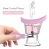 Tongdejing Eye Wash Cup, Eye Wash Cleaner Kit Eye Bath Cleaner Bottle Manual Air Pressure Eye Cleasing Cup Clean Dust Makeup Irritants for Eye Care Soothing Tired Eyes(Pink) view 3