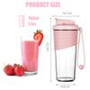 ACWOO Protein Shaker Bottle with Protein Shaker Ball, 700ml Protein & Supplement Shaker Bottle, Leak Proof Flip Flop Lid Shake Bottle Mixer, BPA Free Container for Protein Shakes, Gym Shaker Bottle view 2