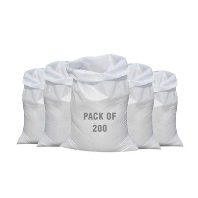 200x bags 65x114cm Woven Sacks of Heavy duty Garden Waste bags Woven Sacks Polypropylene PP Strong Rubble Sacks builder bag Woven Bags Rubble bag