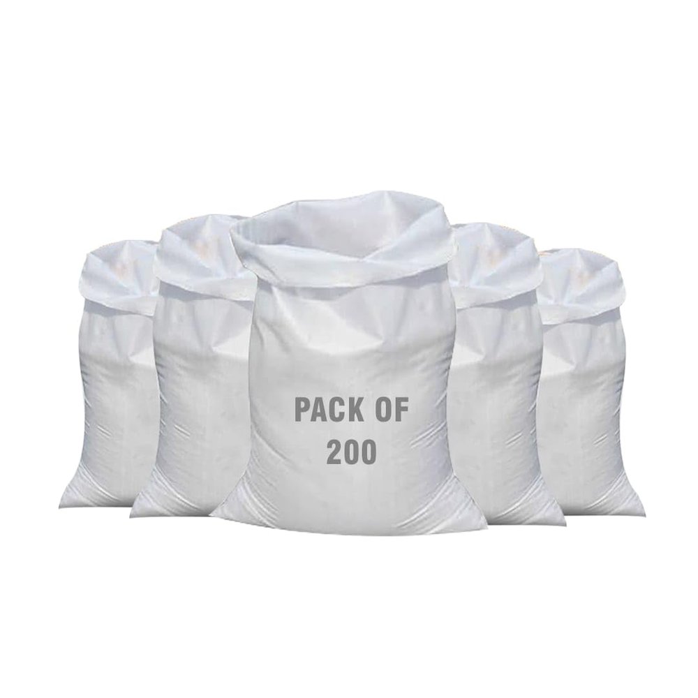 200x bags 65x114cm Woven Sacks of Heavy duty Garden Waste bags Woven Sacks Polypropylene PP Strong Rubble Sacks builder bag Woven Bags Rubble bag