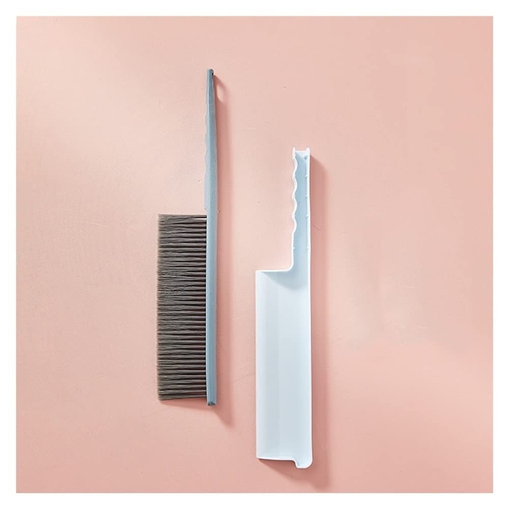 VALGRE precipitator Soft Cleaning Brush Hair Drafting Brush with Microfiber for Keyboard Home Hotel Bed Car Soft Clothes Anti-static Dust Brush Set of 2 dust catcher(A)